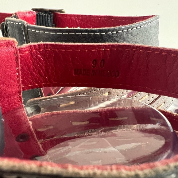 Women’s BedStu Artemia, Tonic Breeze Rustic Platform Gladiator Leather Sandals 9 - Picture 4 of 14